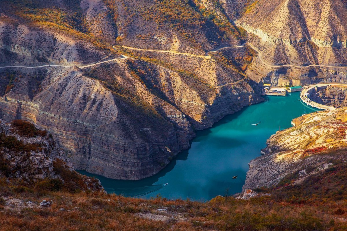Чиркейская ГЭС Сулакский каньон