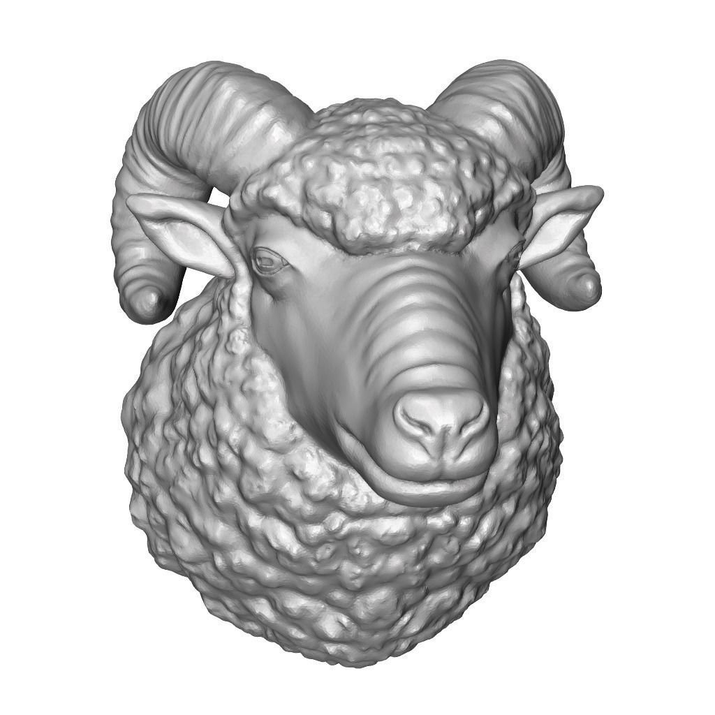 Голова барана 3d модель
