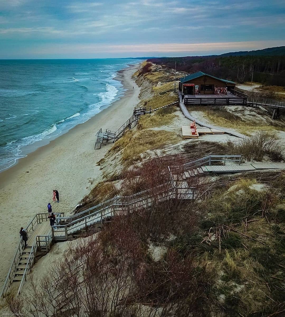 Балтийское море Куршская коса