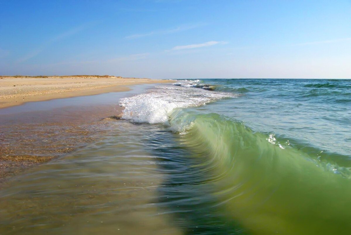 Арабатская стрелка Азовское море
