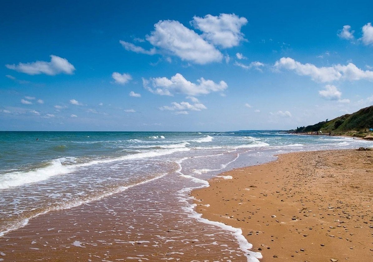 Пляж Кучугуры Азовское море