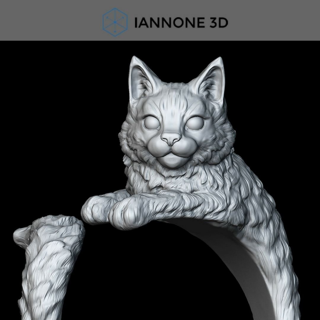 Кошка 3d модель