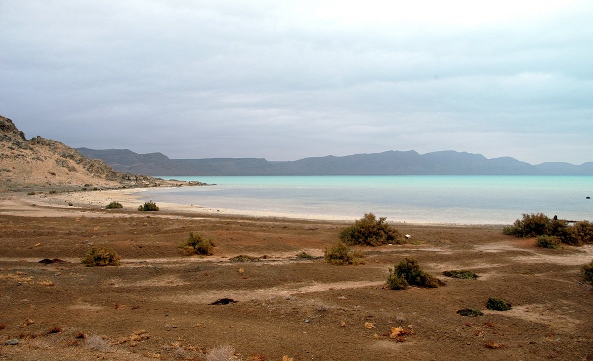 Каспийское море пустынные берега Туркмении
