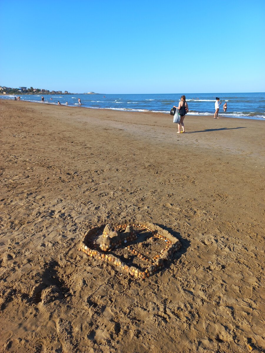 Каспийское море пляж березка