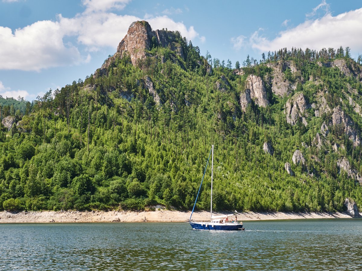 Бирюсинский залив Красноярское море