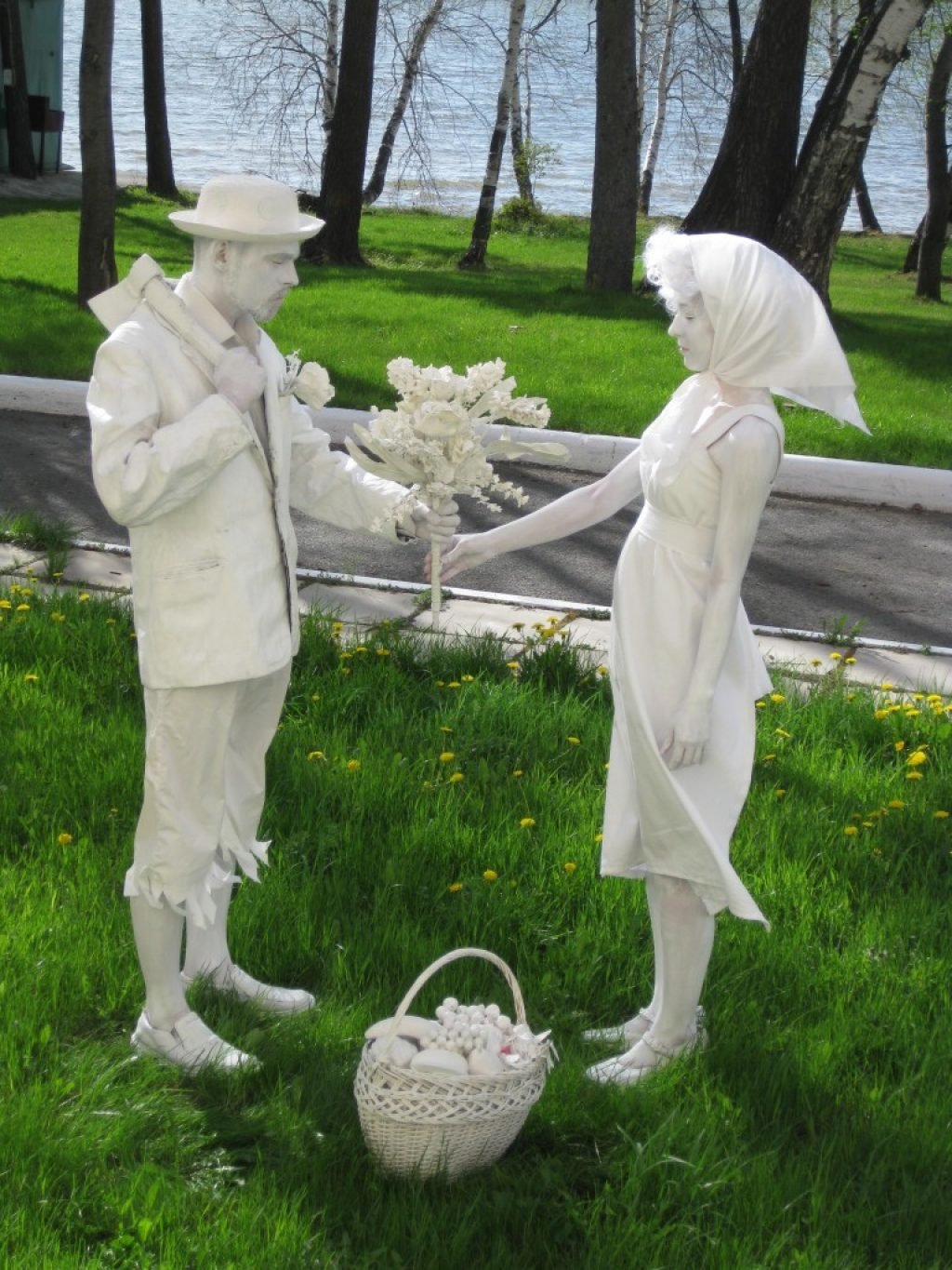 Живые скульптуры