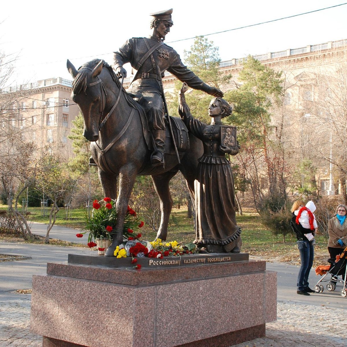 Памятник казакам в Волгограде