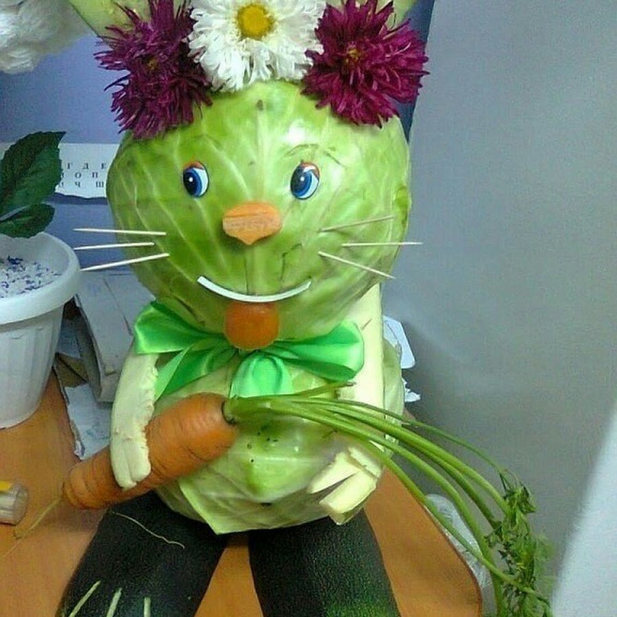 Поделки из овощей