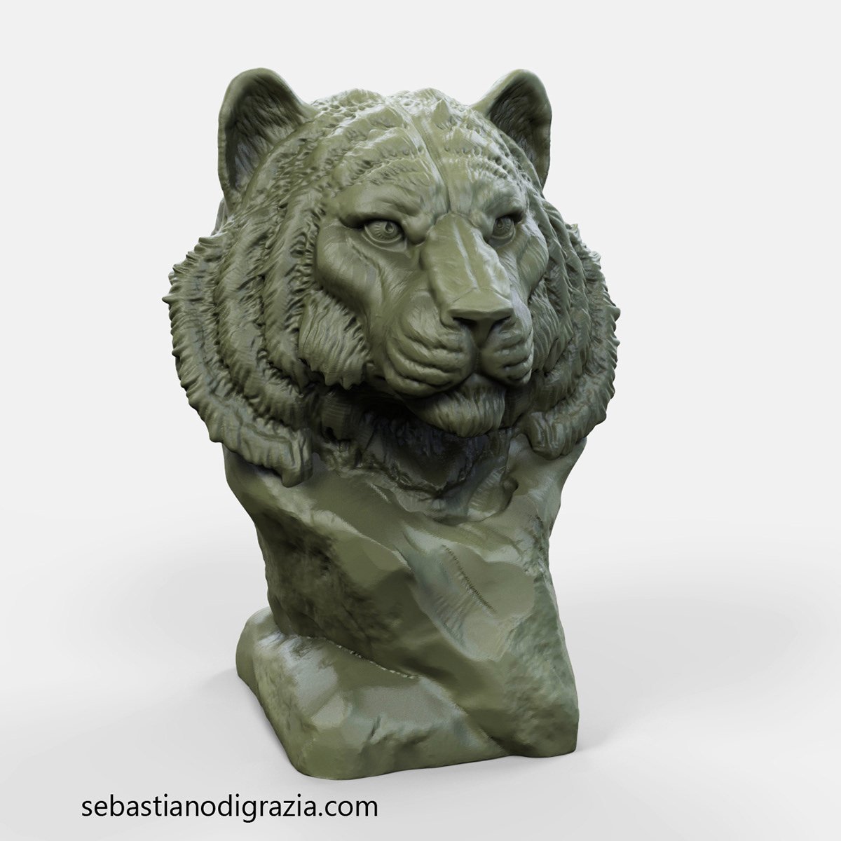 Tiger 3d model Sculpture STL
