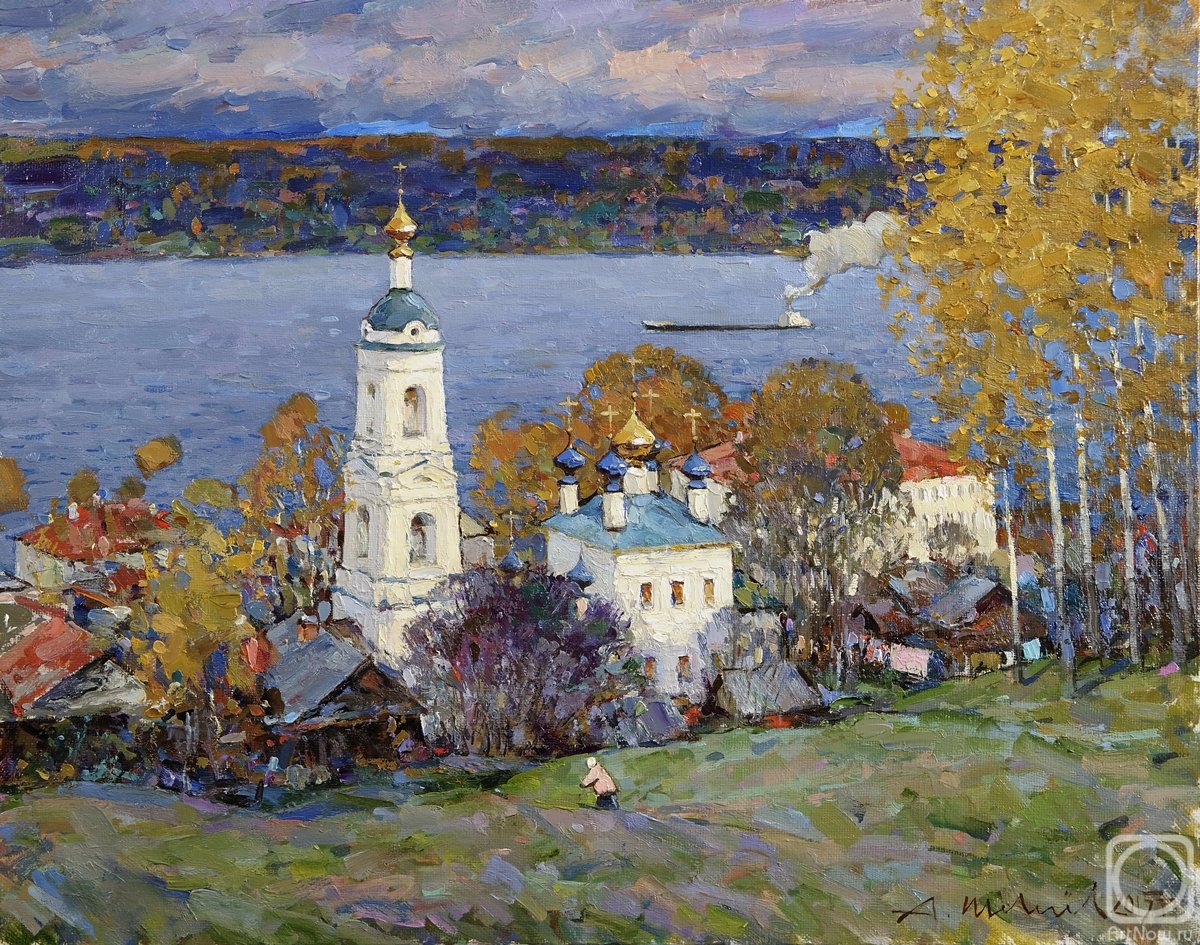 Художник Александр шевелёв осень в Плёсе.