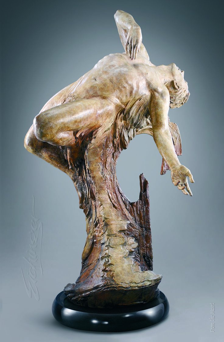 Скульптура бронза Атлант v.Martin
