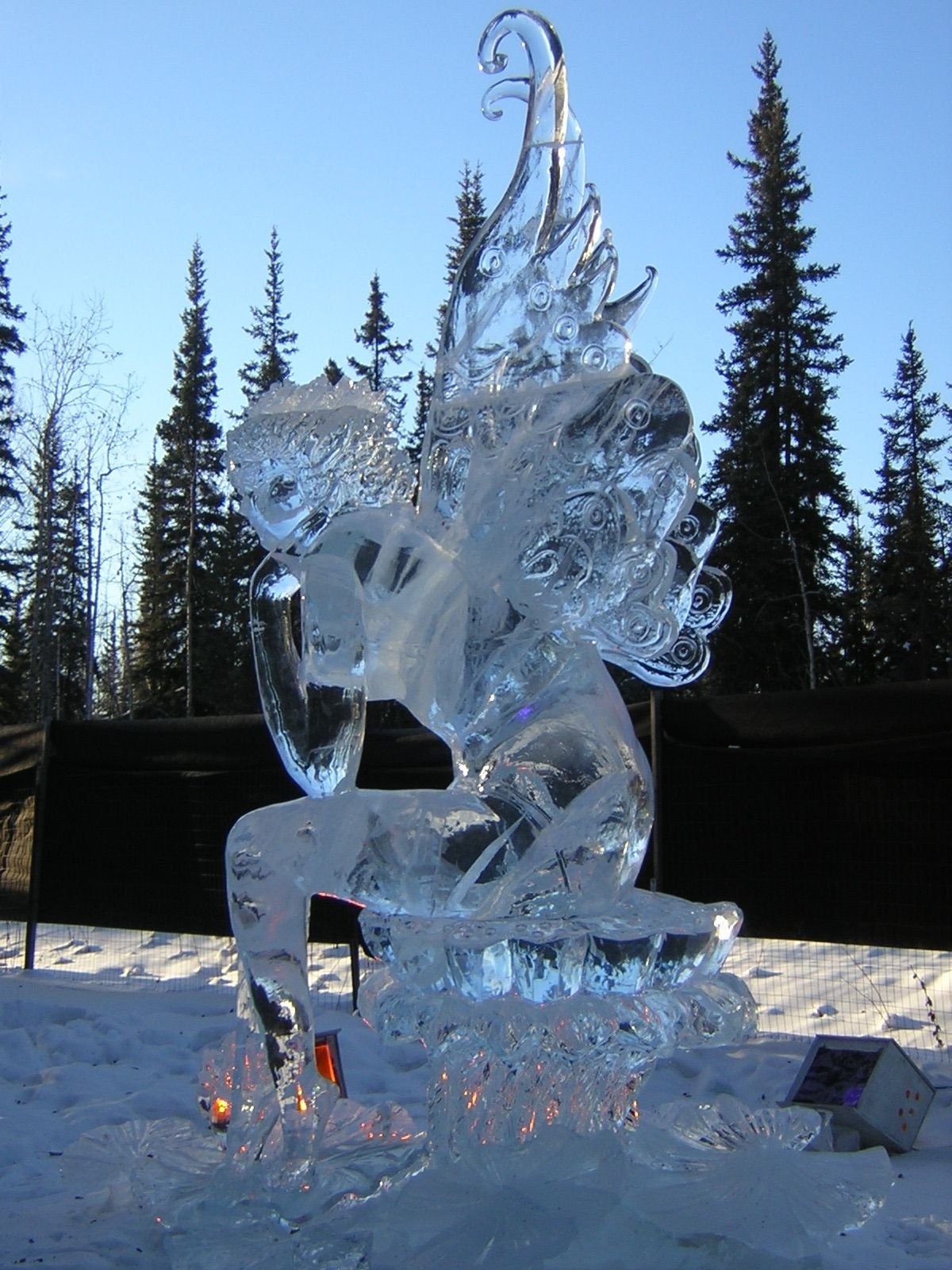 Ice Sculpture Festival Alaska