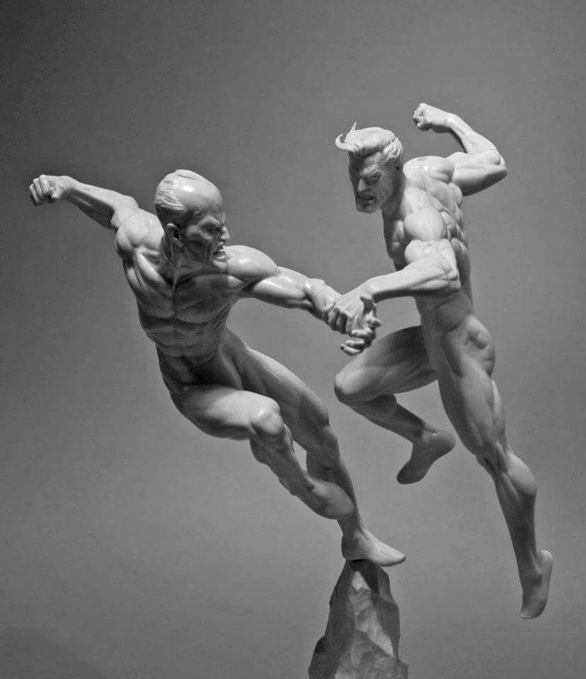 Легендарные фигуры. Скульптура мужского тела. Динамические скульптуры. Скульптура в движении. Динамичные натуры.