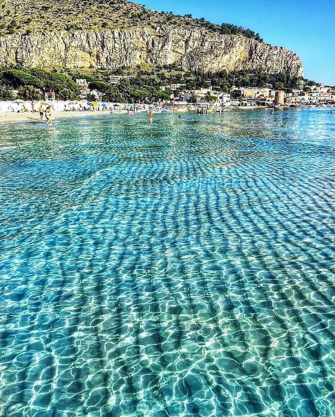Mondello Beach Сицилия