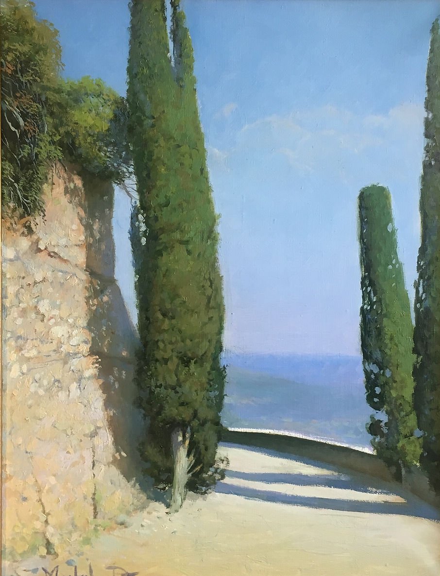 («Кипарисы в Крыму», 1938