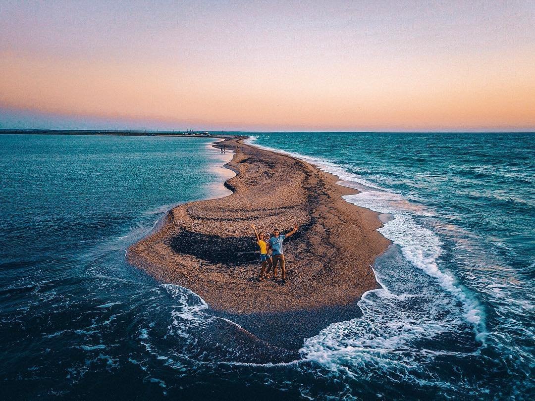 Бакальская коса в Крыму