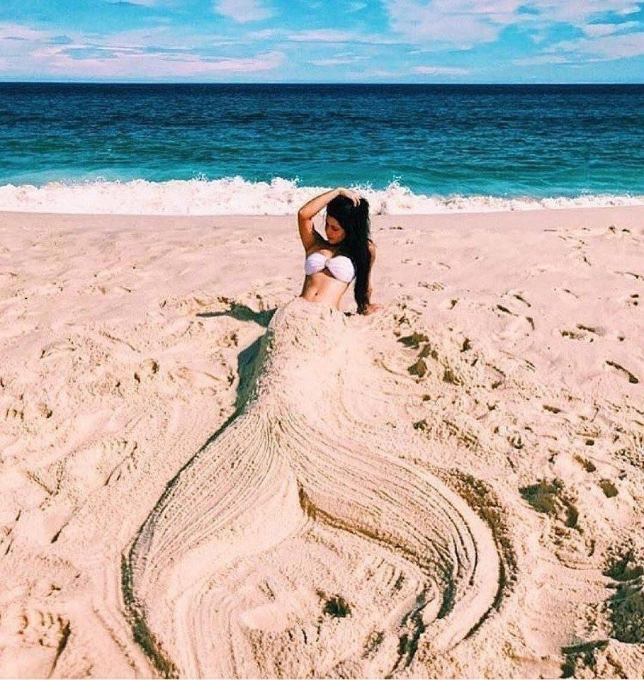 Необычная фотосессия на море