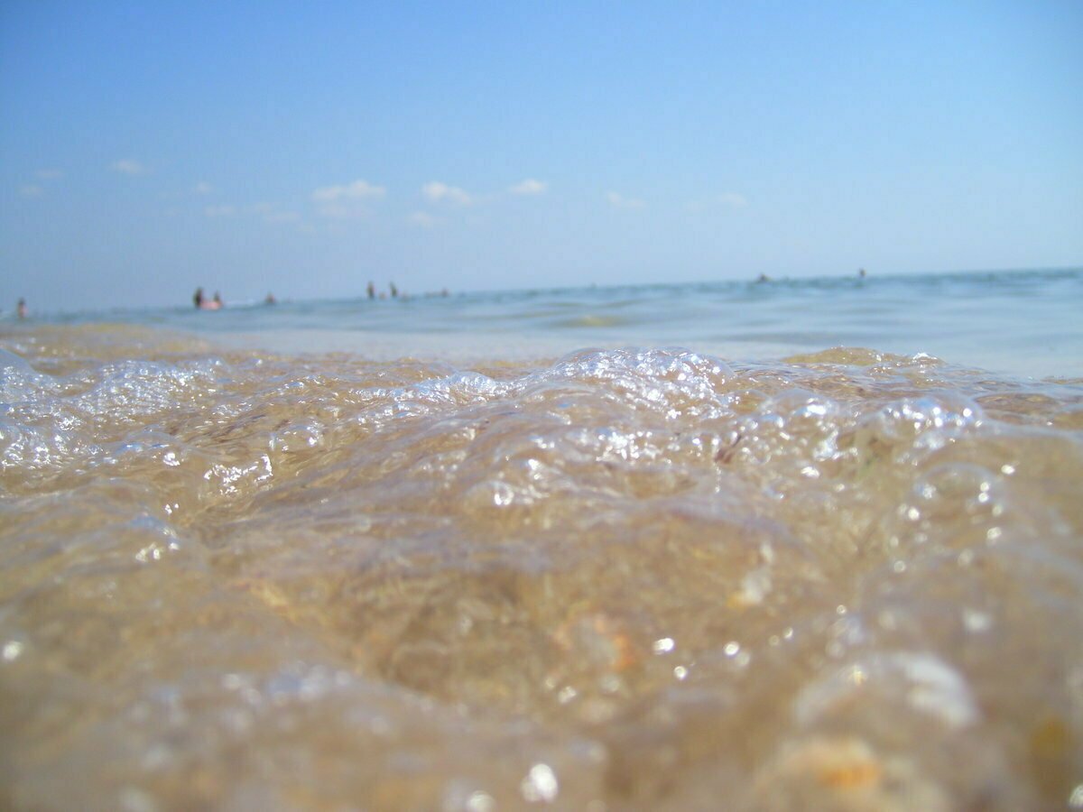 Азовское море цвет воды