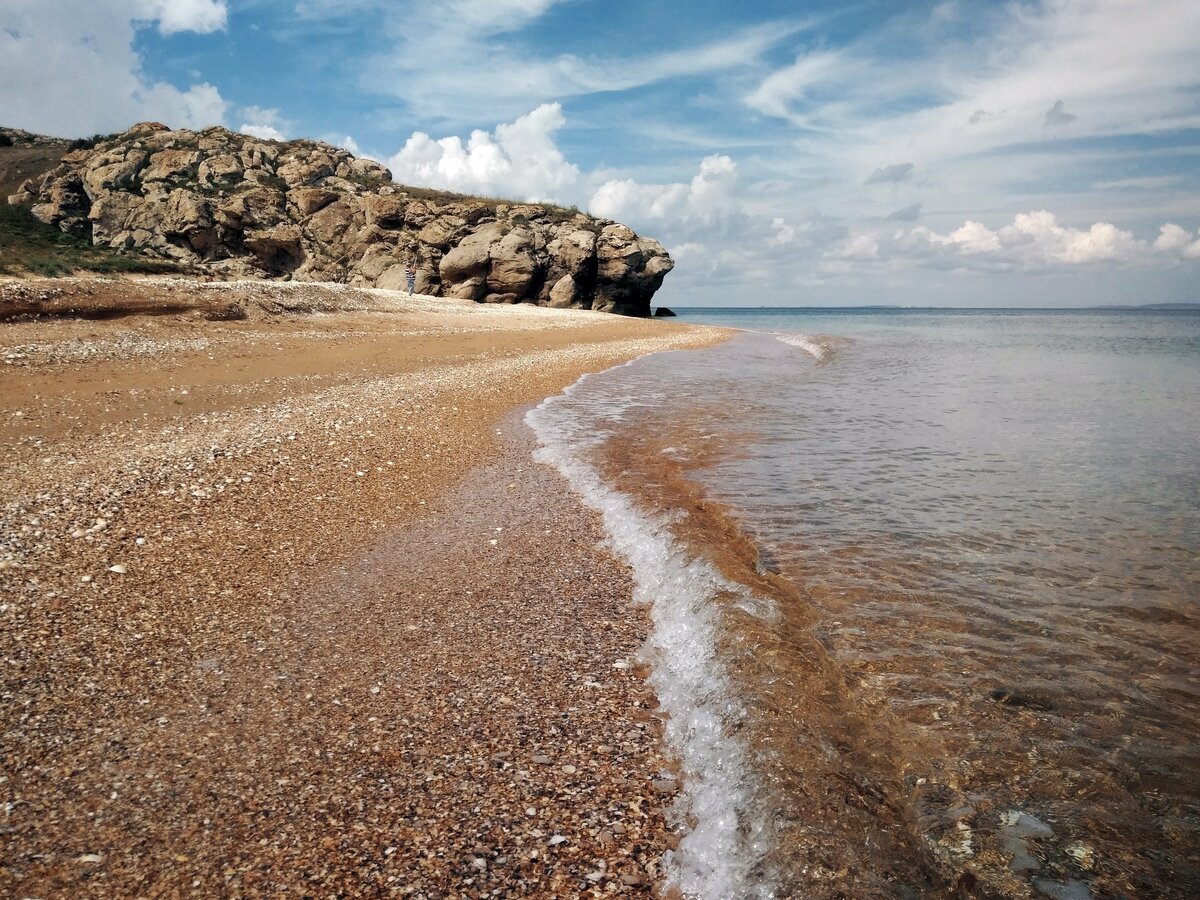 Прозрачное азовское море