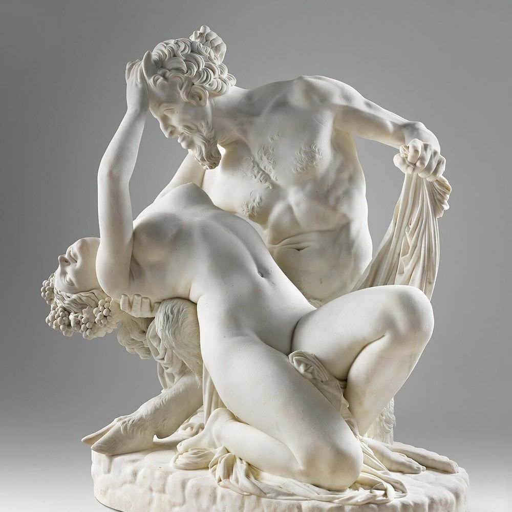 Dance nymph Satyres