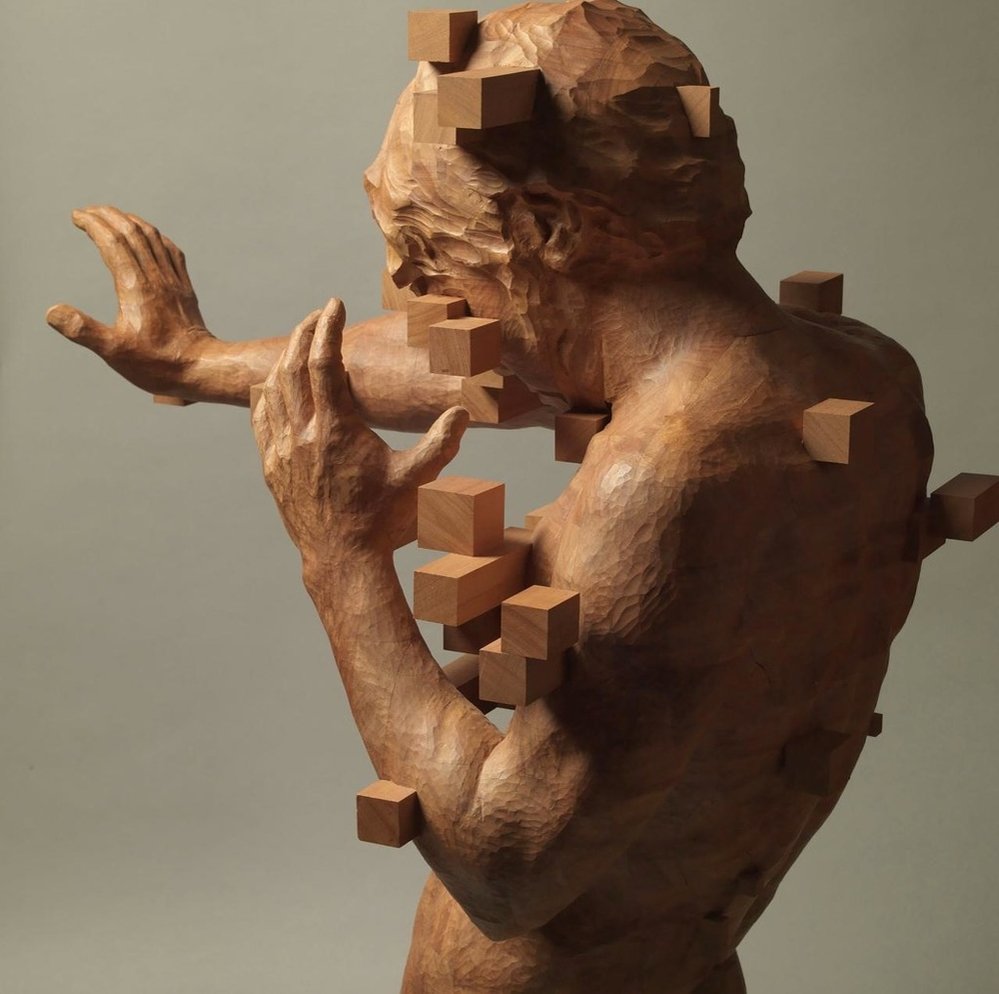 Деревянные скульптуры Hsu tung Han