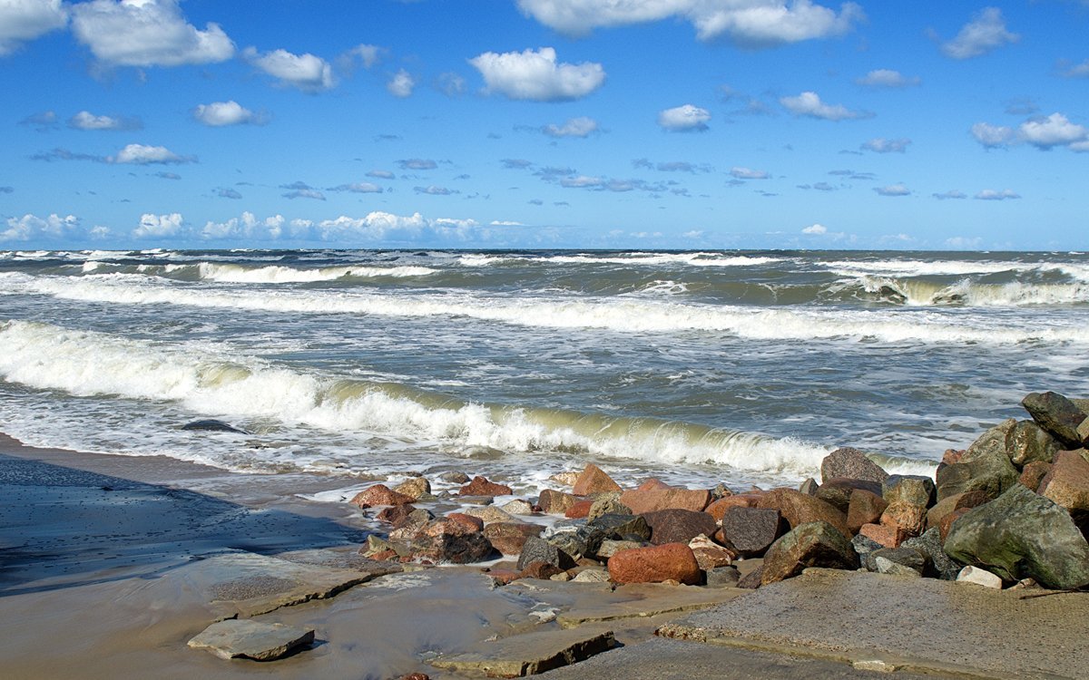 Зеленоградск море