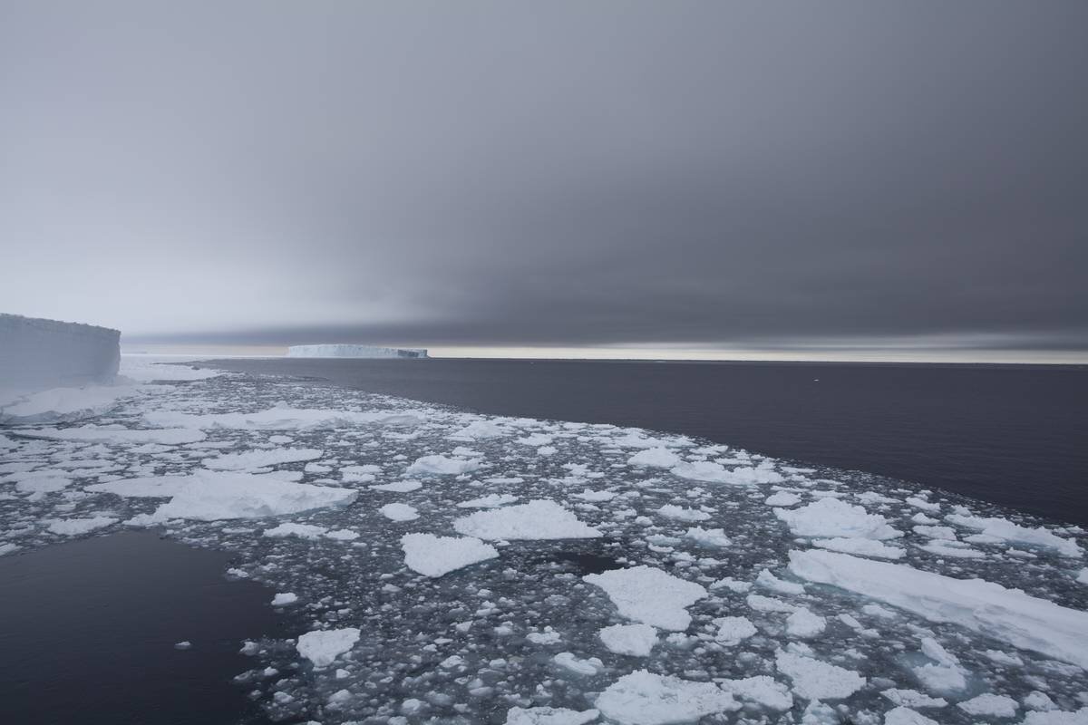 Море Уэдделла глубина
