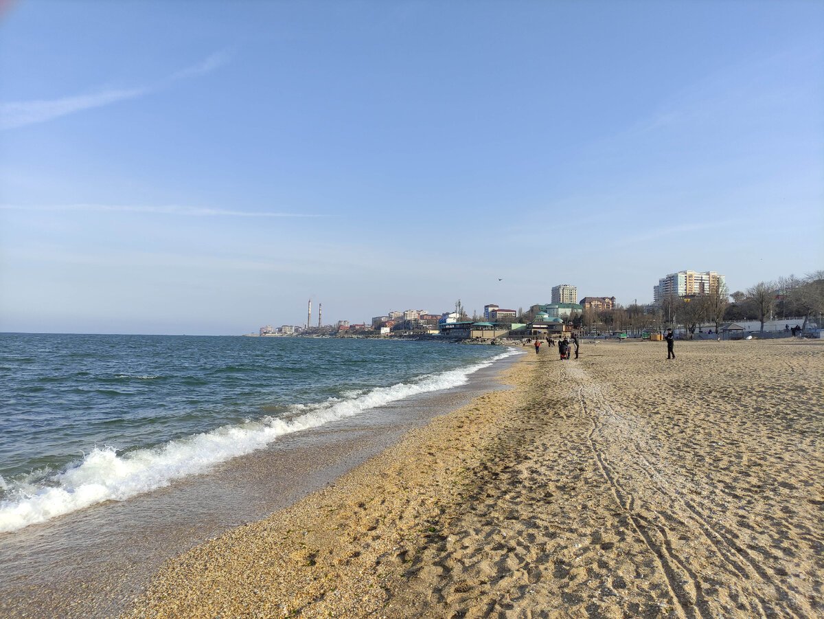 Красивое море в дагестане