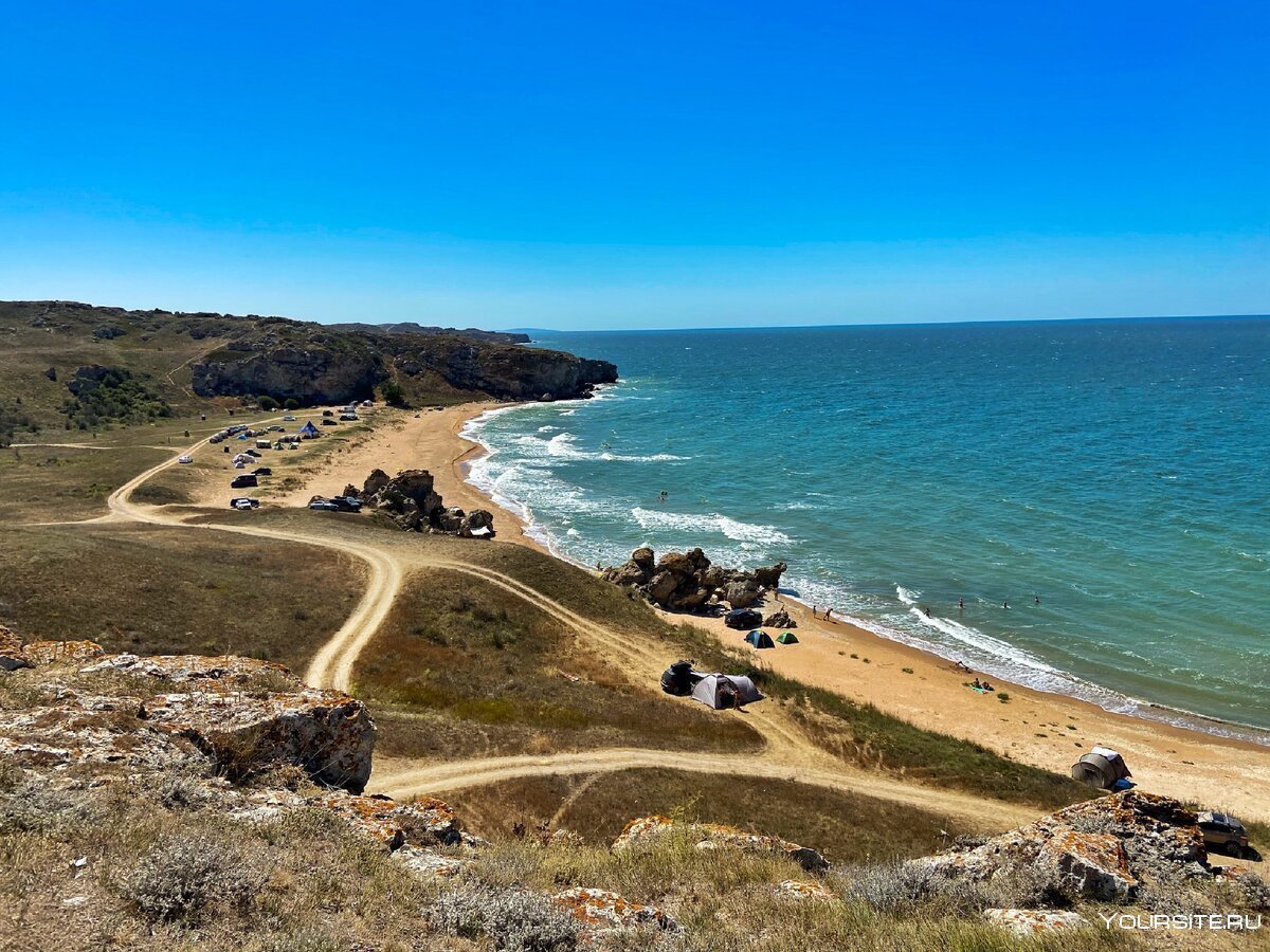Крым Азовское море Генеральские пляжи