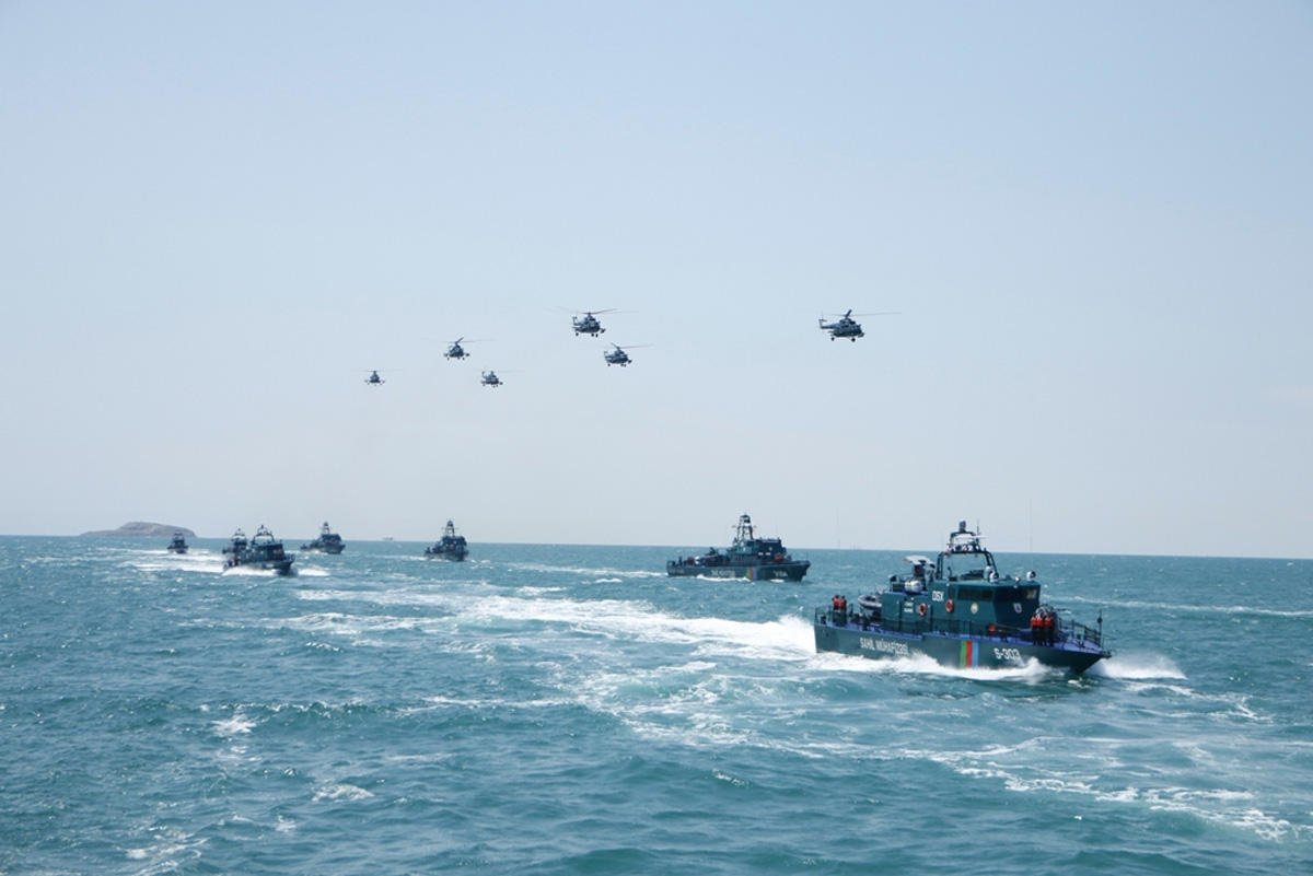 Учения ВМС Азербайджана
