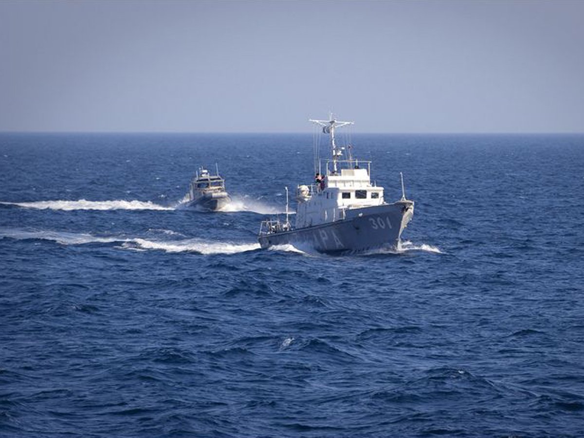 Катер береговой охраны Каспийское море
