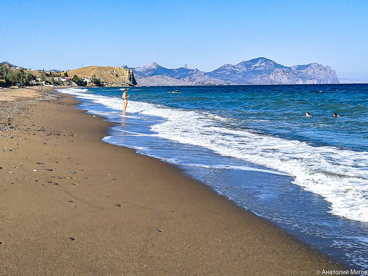 Песчанные пляжи на черном море