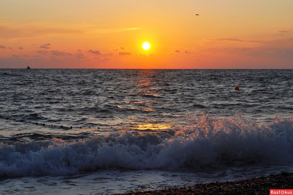 Пейзаж Сочи море