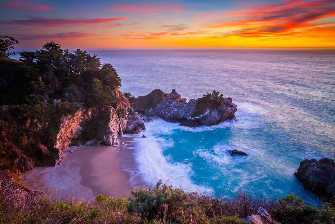 MCWAY Falls Калифорния