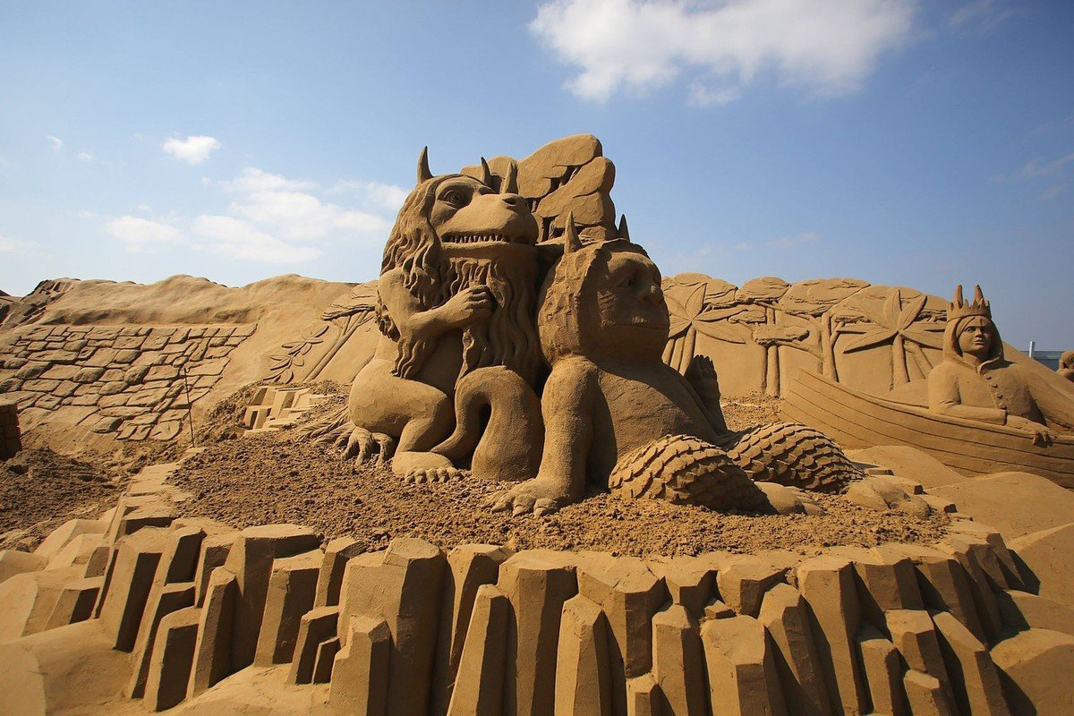 Фестиваль песчаных скульптур Weston super mare