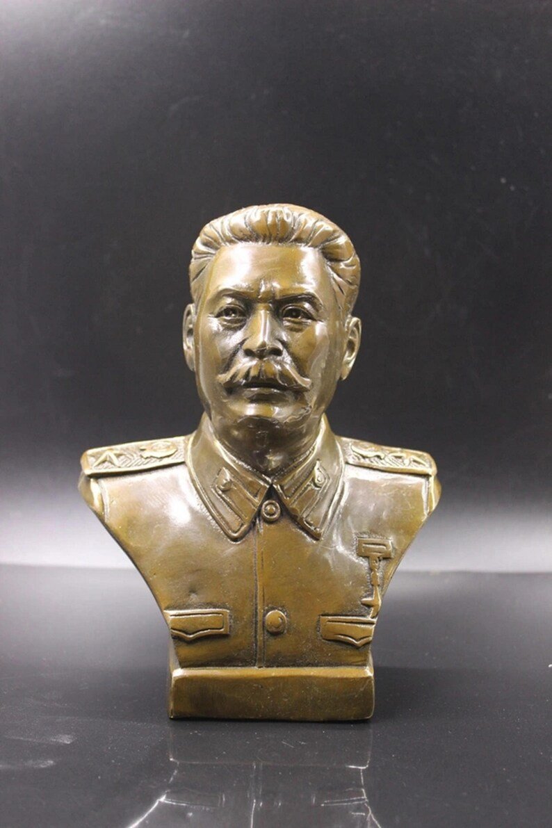 Сталин бюст бронза