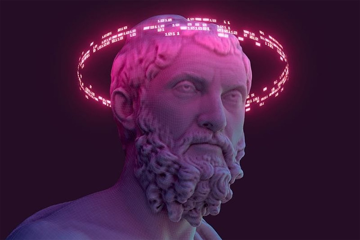Скульптуры vaporwave неон