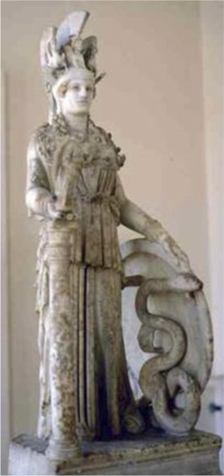 Афина Минерва богиня