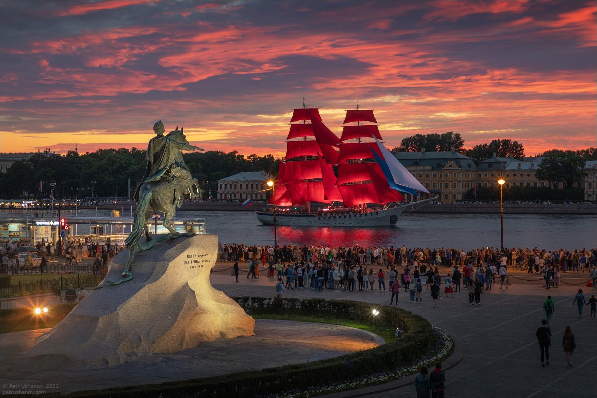 Алые паруса в Санкт-Петербурге картины