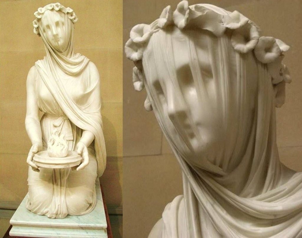 Мраморная вуаль Рафаэль Монти 1847
