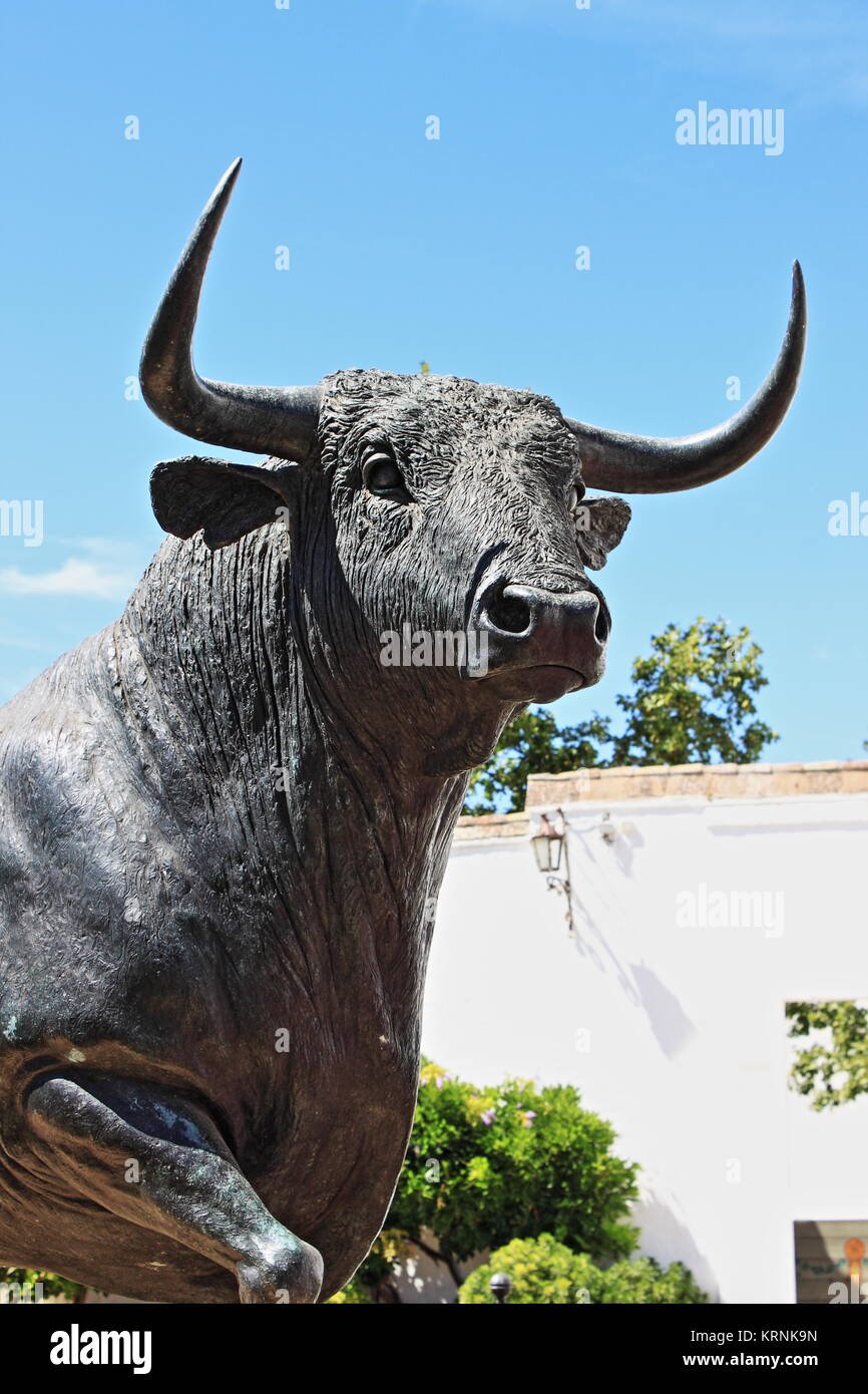 Bull Statue Ronda