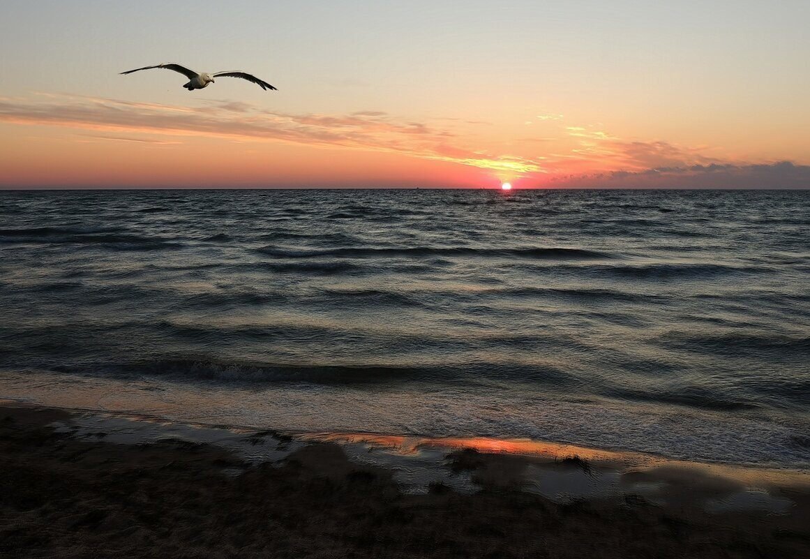 Рассвет на Азовском море