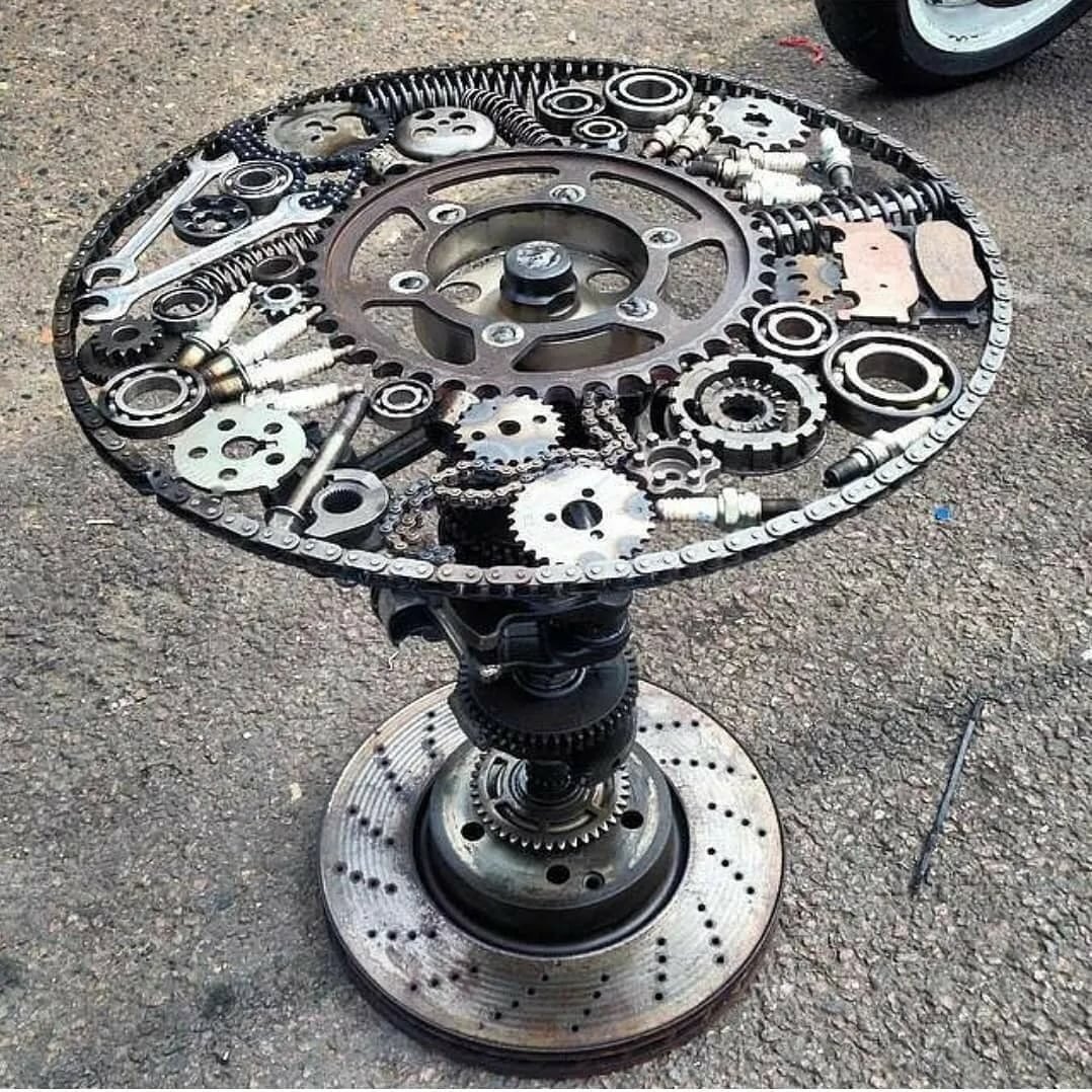 Изделия из автозапчастей