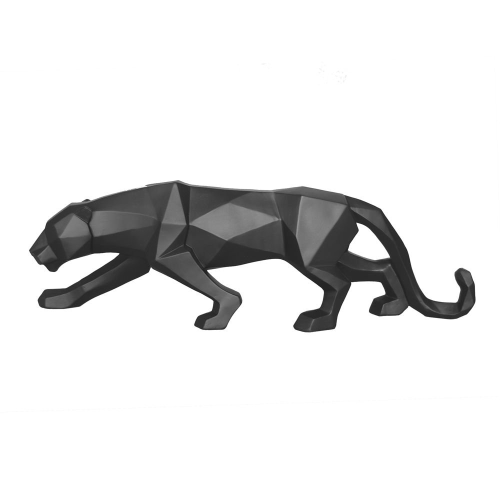 Полигональная фигура пантера