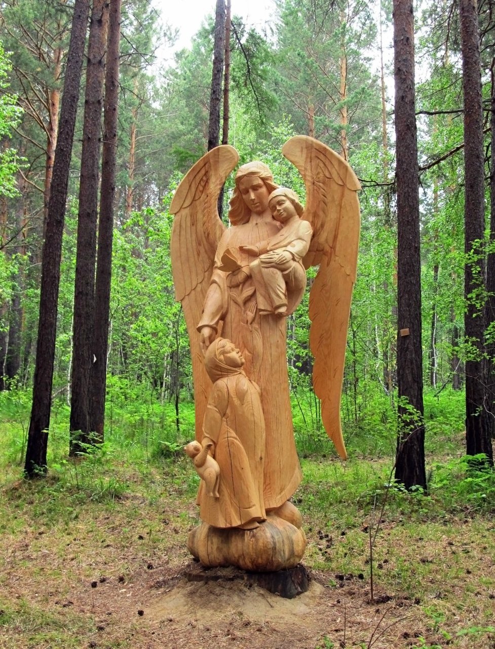 Деревянные скульптуры Шимбарк
