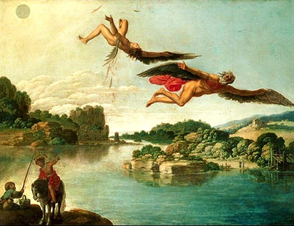 Карло Сарачени – падение Икара 1607