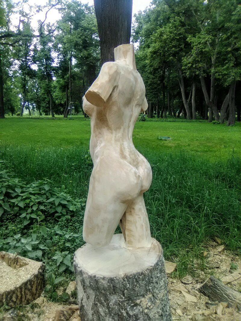 Скульптура бензопилой
