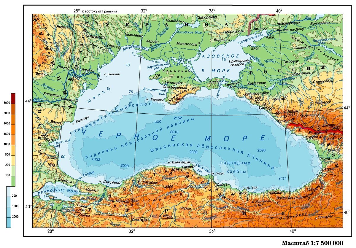 Остров змеиный в черном море на карте