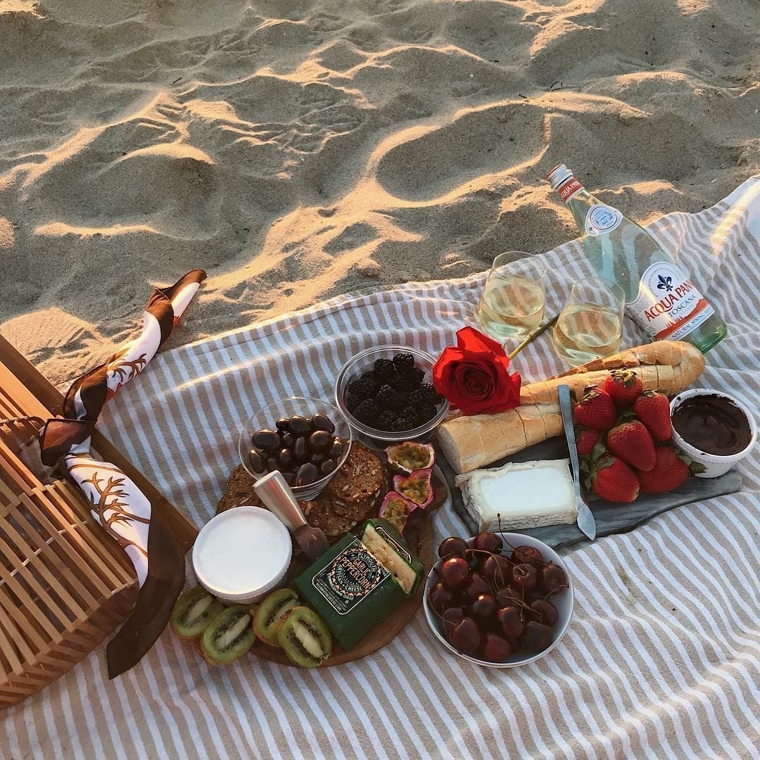 Эстетика Beach пикник
