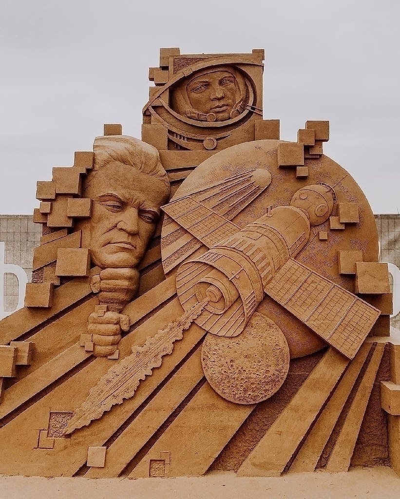 Песочные скульптуры в Петербурге